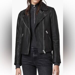 AllSaints Dalby Leather Biker Jacket